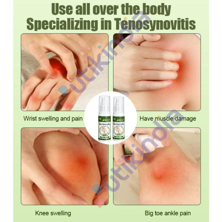BUTIKINDIA Fast Acting Tenosynovitis & Heel Pain Spray – Joint, Muscle & Finger Relief | BUY 1 GET 1 FREE Offer