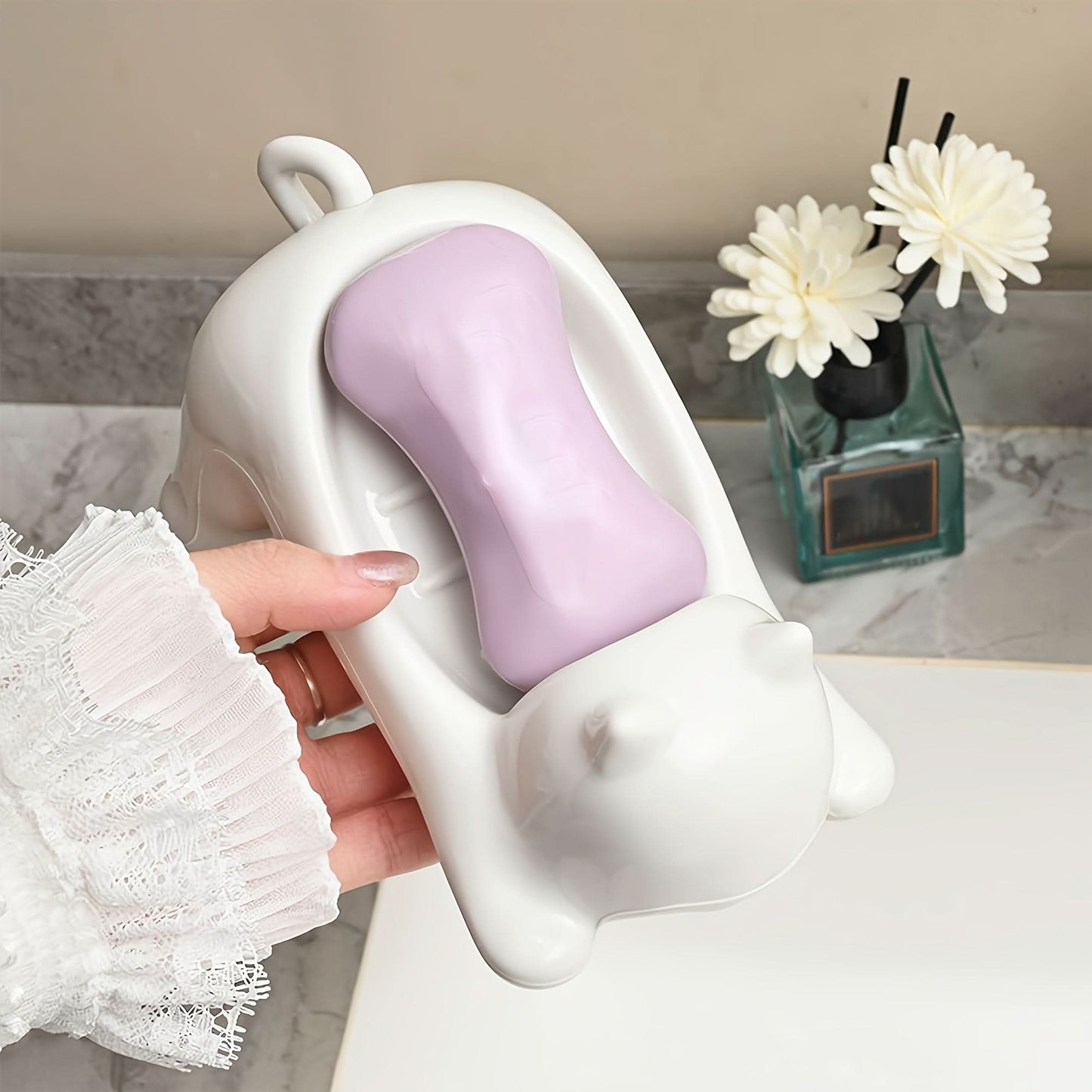 BUY 1 GET 1 FREE - Cat-Shaped Soap Dishes – Self-Draining Plastic Soap Holders