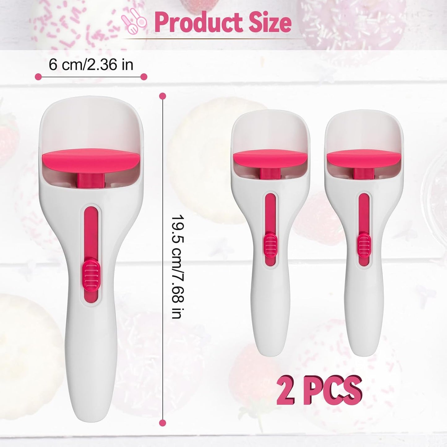 BUY 1 GET 1 FREE – 2PCS One-Click Cupcake Batter Scoop & Cake Decorating Tool