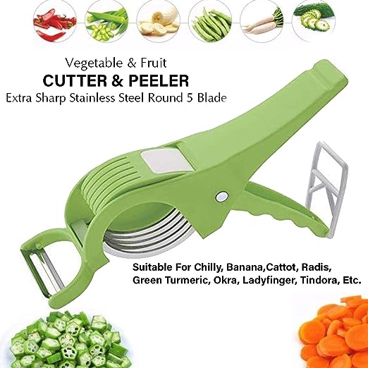✨2 in 1 Vegetable Cutter With Peeler (Buy 1 Get 1 Free)
