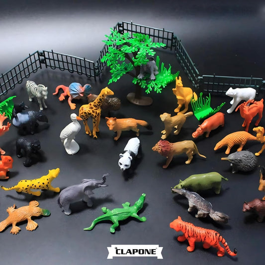 12 PCS Unbreakable Animal Toys Set for Kids – Jungle & Farm Fun