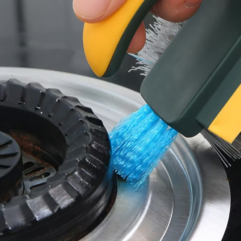 Heavy Duty 5 in 1 Multipurpose Gap Cleaning Brush Squeegee