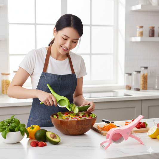 ✨2 in 1 Vegetable Cutter With Peeler (Buy 1 Get 1 Free)