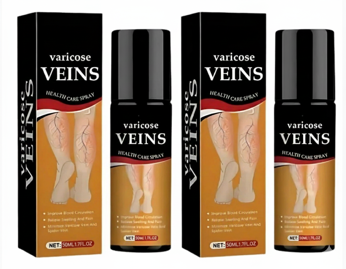 Butikindia - Buy 1 Get 2 Doctor Recommended Turmeric Varicose Vein Relief Spray 🔥 🎁 + 5-Page Exercise & Usage Guide PDF Absolutely FREE FREE
