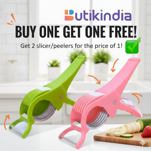 ✨2 in 1 Vegetable Cutter With Peeler (Buy 1 Get 1 Free)