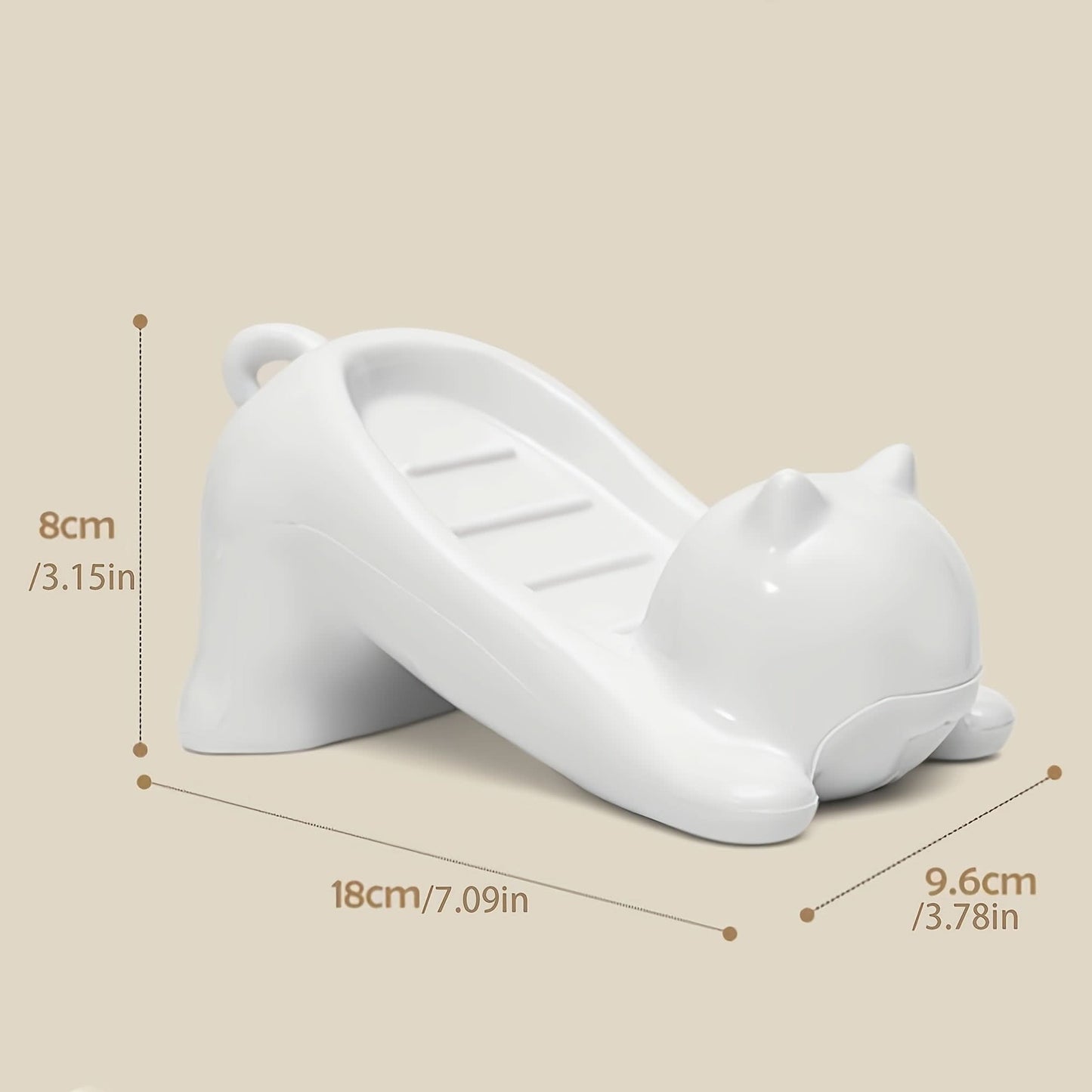 BUY 1 GET 1 FREE - Cat-Shaped Soap Dishes – Self-Draining Plastic Soap Holders