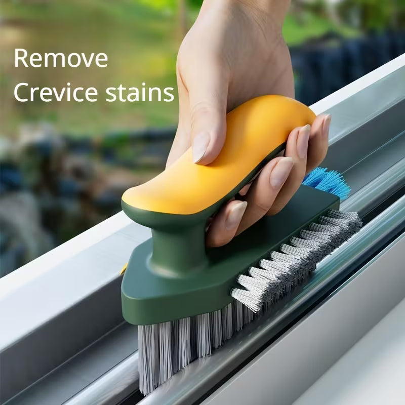 Heavy Duty 5 in 1 Multipurpose Gap Cleaning Brush Squeegee